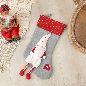 Gnomes nains sans visage feutre chaussettes <span class=keywords><strong>de</strong></span> Noël nordique <span class=keywords><strong>Vintage</strong></span> bas <span class=keywords><strong>de</strong></span> Noël - Product Image 5