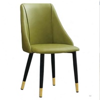 Chaises de meubles de cuisine nordique chaises de salle à manger 6 pièces chaises d'appoint en cuir PU pour la maison salon chambre