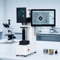 Laboratory Double-objective Double-pressure-head Touch-screen Digital Display Automatic Turret Brinell Hardness Tester