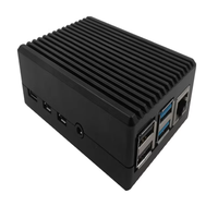 Boîtier de dissipation thermique en alliage d'aluminium pour Raspberry Pi 4B, accessoires informatiques à refroidissement passif avec fonction dissipateur de chaleur