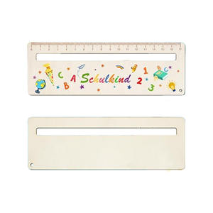 PAFU, Ayuda de lectura para estudiantes personalizable, regla de madera, grabado transfronterizo para <span class=keywords><strong>Amazon</strong></span>, caja de aprendizaje, artesanías de madera, carteles de pared para - Product Image 6