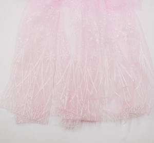 New Design Carnival Girls Pink Snowflake Tulle Cape Princess Cloak with Satin Ribbon Kids Costume for Party Wholesale - Product Image 4