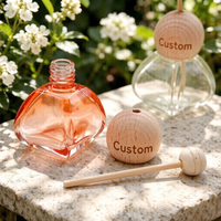 Diffuseur de parfum pour voiture, design unique, logo personnalisé, flacon en verre vide de 12 ml pour huiles essentielles, à clipser sur la grille d'aération