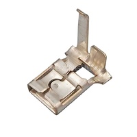 Connecteur coudé de type drapeau ignifuge de 6,3 mm de la série 250 avec bornes femelles à ressort, fabricant certifié ROHS