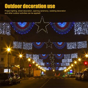 Luces Led <span class=keywords><strong>de</strong></span> <span class=keywords><strong>bandera</strong></span> americana, luz Led impermeable <span class=keywords><strong>de</strong></span> medio ventilador <span class=keywords><strong>de</strong></span> <span class=keywords><strong>los</strong></span> Estados Unidos para decoración <span class=keywords><strong>de</strong></span> jardín y patio - Product Image 6