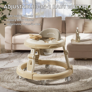 Passeggino di Lusso Regolabile per Bambini con Ruote Girevoli e Sedile Accessorio - Product Image 2