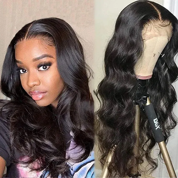 Lace Front Wigs Human Hair for Black Women 180% Density 12A Brazilian 13*4 Body Wave Human Hair Lace Front Wigs Pre Plucked