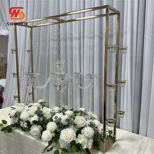 SMOOTH Nuevo Soporte para Flores de Boda, Portavelas Dorado, Soporte Alto para Flores para Decoración de Bodas - Product Image 3