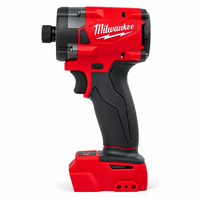 Ensemble d'outils électriques sans fil Milwaukee E 18V : perceuse-visseuse, meuleuse d'atelier, clé à couple élevé, quatre batteries, chargeur, sac