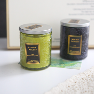 เทียนหอมกลิ่นแอปเปิ้ลจากมาเลเซีย ขายส่ง 100% ขี้ผึ้งถั่วเหลืองธ<span class=keywords><strong>ร</strong></span><span class=keywords><strong>ร</strong></span>มชาติ <span class=keywords><strong>ร</strong></span>ับผลิตแบบ OEM ODM แบ<span class=keywords><strong>ร</strong></span>นด์ส่วนตัว - Product Image 1