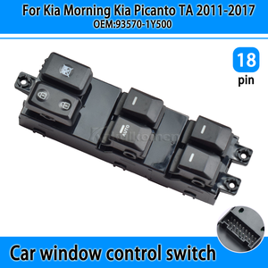 Nuevo interruptor eléctrico de ventana 93570-1Y500 para Kia Morning & Picanto <span class=keywords><strong>TA</strong></span> 2011-2017 interruptores automáticos 49749B-1000 935701Y500 - Product Image 5