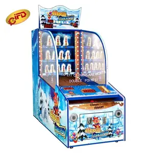 IFD vendita calda a gettoni macchina da gioco Arcade blu Clown frenesia lanciare palle giochi per bambini e adulti