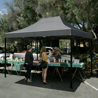 Tente de salon professionnelle personnalisée à double ouverture pour publicité extérieure, en tissu Oxford avec couverture en PVC, résistante aux UV et imperméable