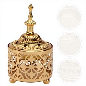 Elegant Eco-Friendly Natural <b>Bakhoor</b> Incense <b>Burner</b> Arabic Oud Holder for Living Room Bedroom Office and Islamic Decor - Product Image 1
