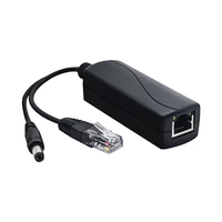 10/100Mbps PoE Ayırıcı 48V - 5V 2.4A, İzole IEEE 802.3af/at Aktif Dönüştürücü, IP Kamera/Raspberry Pi için 12W Güç Adaptörü