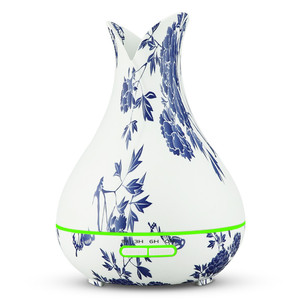 400Ml Ánh Sáng Hạt Gỗ Thiết Kế Độ Ẩm Không Khí Siêu Âm Khuếch Tán Hương Thơm Tinh Dầu Điện Không Có Nước Cho Khách Sạn Hộ Gia Đình Xe - Product Image 4