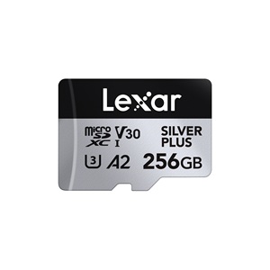 Lexar Professional SILVER PLUS 256GB U3 A2 V30 MicroSDXC สำหรับกล้อง โดรน แท็บเล็ต โทรศัพท์มือถือ และอื่นๆ - Product Image 3