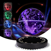 Reloj Magnético Levitante RGB de Múltiples Colores con Bola de Luz Estrellada Flotante para Regalos de Bienvenida