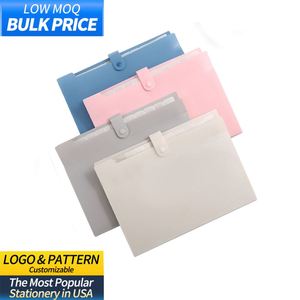 แฟ้มเอกสารแบบพับได้ A4 สีมาการอง ยี่ห้อ Buckler 8/12 แท็บ  วัสดุ PP พลาสติก  ช่องใส่เอกสาร  พิมพ์ลาย UV  สำหรับจัดระเบียบเอกสารสำนักงาน - Product Image 1
