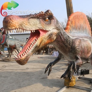 Tema jurásico, decoración de dinosaurios, <span class=keywords><strong>Triceratops</strong></span>, 3D, animatrónico, en venta - Product Image 5