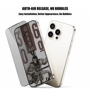 Monkey King Full 360 °   Protector de Pantalla de Vidrio Templado 9H para <span class=keywords><strong>iPhone</strong></span> 15 Pro Max, Anti-Reflejos, Anti-Espía, Máxima Protección, Revestimiento Oleofóbico - Product Image 2