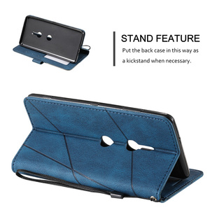 Magetic Closure Book Cover PU Leather Flip Wallet Phone Case pour <span class=keywords><strong>Sony</strong></span> <span class=keywords><strong>Xperia</strong></span> XZ3 - Product Image 5