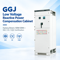 Armoire de compensation de puissance réactive basse tension GGJ, vente directe usine, batterie de condensateurs personnalisée pour raffineries de pétrole et industries lourdes