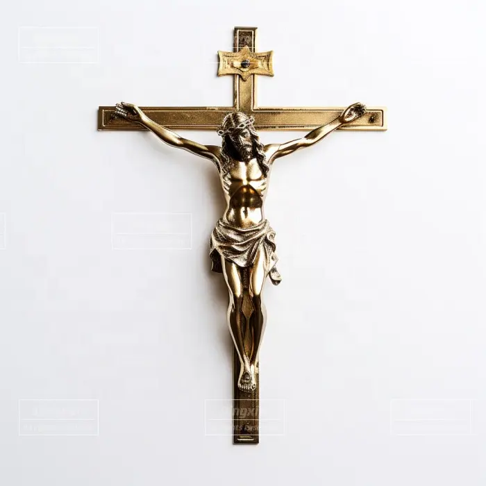 Metalen Ambacht Custom Spuitgieten Verzilverd Religieus Kruis Voor Cross Cross Dress Decor