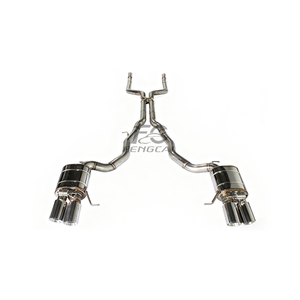 Sistema di scarico a schiena con gatto in acciaio inossidabile per BMW 650/650i F06 F12 F13 Alpina B6 <span class=keywords><strong>N63</strong></span> 4.0T 2011-2017 SS304 marmitta di scarico posteriore con gatto - Product Image 3