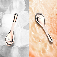 Outil de sculpture de luxe 24k plaqué or dispositif de soins de la peau dispositif de beauté microcourant acier inoxydable Cryo bâtons pour Massage des yeux