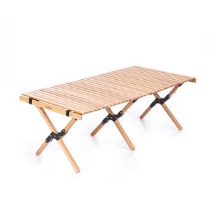 <span class=keywords><strong>Table</strong></span> pliante en bois massif portable pour le <span class=keywords><strong>camping</strong></span> et les pique-niques en plein air Naturehike - Product Image 1