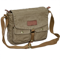 Sac messager en toile personnalisé pour entreprise, sac à bandoulière, sacoche, sac de voyage multi-poches avec fermeture éclair, protection pour ordinateur portable