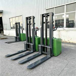 Gerbeur Électrique Facile à Utiliser 1000kg 1500kg CE Batterie Lithium Commande Pilote Prix Usine Entrepôt - Product Image 4