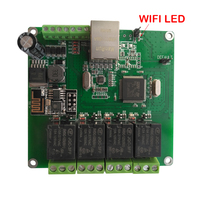 Minuterie réseau wi-fi, mhz, relais Ethernet, interrupteur de réseau, Modbus, MQTT, tcg, UDP, Web, glands CAN, rs232, CoAP, Module de minuterie domoz
