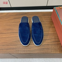 Chaussures décontractées Lefu pour hommes en cuir véritable LP Home, légères, confortables, respirantes, à bout en acier, à enfiler
