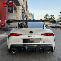 Pour la vente en gros : Diffuseur de pare-chocs arrière en fibre de carbone style AD pour Toyota GR Supra A90 A91 MK5 – Ajustement parfait, kit carrosserie amélioré, pièces automobiles