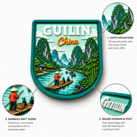 Imán de PVC Personalizado para Refrigerador, Recuerdo de China, Imán 3D para Refrigerador, Colección de Lugares Emblemáticos de la Ciudad, Regalo Turístico para Decoración del Hogar, Pekín