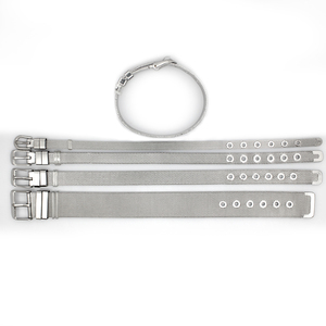 6mm 8mm 10mm 18mm braccialetti con cinturino in maglia di acciaio inossidabile per donna uomo braccialetto nero in oro rosa dorato - Product Image 6