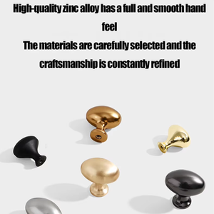 <span class=keywords><strong>Venta</strong></span> directa de fábrica de manijas ovaladas de aleación de zinc de huevo de Paloma para armarios, armarios y mesitas de noche manijas simples de un solo orificio - Product Image 6