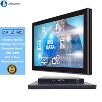 Pantalla Táctil Capacitiva de 17 Pulgadas, 1280x1024 HD 4:3, Nueva, para Exteriores, 1000NITS, Panel Industrial, Impermeable, Marco Abierto, Montaje VESA, Serial