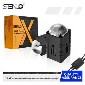 Mini Luz LED Frontal Externa 3000K/6000K, Faro Antiniebla, Rejilla, Proyector de Faro Delantero <span class=keywords><strong>para</strong></span> Automóvil con Ventilador <span class=keywords><strong>para</strong></span> Lámparas de Motocicleta - Product Image 1