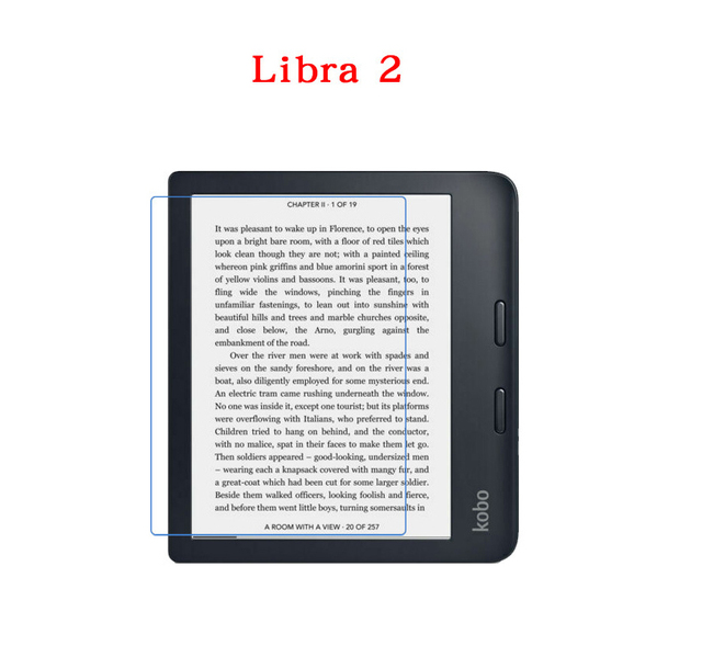 Anti-scratch Super clear Soft PET Screen Protector Film for Kobo Libra 2/Libra H2O/Libra Colour 7"