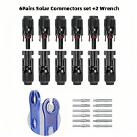 Connecteur de câble solaire étanche pour panneau photovoltaïque, type Y, bornes positives et négatives en cuivre PC/ABS pour système solaire