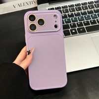 Coque de téléphone PC brillante couleur fluorescente pour iPhone 17 Pro Max 16 Plus 15 14 13 Pro avec protection intégrale de l'objectif et des boutons tactiles