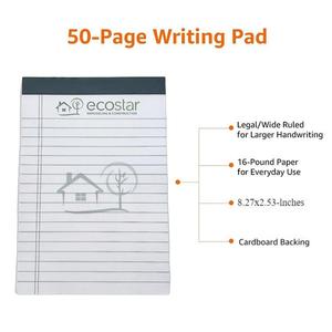 Bloc de Notas Jurídico A5 Personalizado con Logotipo Impreso, con Microperforaciones, para Escritura a Mano Grande - Product Image 1