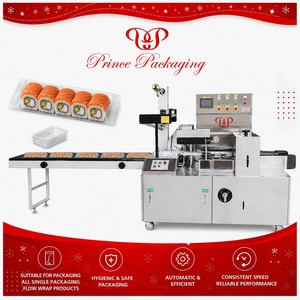 เครื่องบรรจุภัณฑ์อัตโนมัติแบบแนวนอนสำหรับห่อตอร์ติญญ่า ยี่ห้อ Prince Packaging ระบบฟิล์มพลาสติก ใช้ไฟฟ้า - Product Image 1