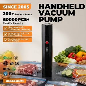 Eastar H5 Scelleuse sous <span class=keywords><strong>vide</strong></span> portable USB rechargeable sans fil pour bouteilles de vin, sacs et cuisine - Product Image 1