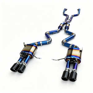 <span class=keywords><strong>Serie</strong></span> de titanio para BMW M3 E90 E92 E93 4.0L, escape con válvulas de aleación de titanio, mejora de rendimiento y potencia. - Product Image 2