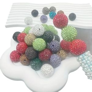 Cuentas de cristal de 20 mm de colores, con pavé de arcilla, sueltas, tipo <span class=keywords><strong>Shambala</strong></span>, con diamantes de imitación, bolas de cristal, cuentas de diamantes de imitación - Product Image 5