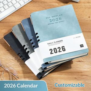 Carnet de notes personnalisable format A6, couverture rigide, 100 feuilles, imitation cuir PU de haute qualité - Product Image 2